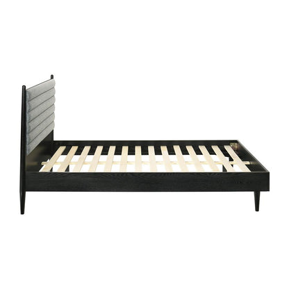 Armen Living - Artemio Queen Platform Wood Bed Frame in Black Finish - LCARBDQNBLK veiw 4