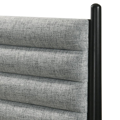 Armen Living - Artemio Queen Platform Wood Bed Frame in Black Finish - LCARBDQNBLK veiw 5