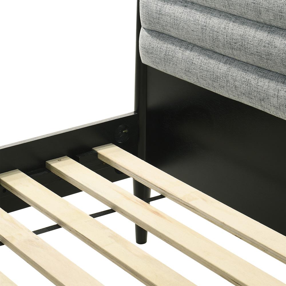 Armen Living - Artemio Queen Platform Wood Bed Frame in Black Finish - LCARBDQNBLK veiw 6