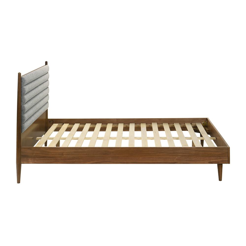 Armen Living - Artemio Queen Platform Wood Bed Frame in Walnut Finish - LCARBDQNWAL veiw 4