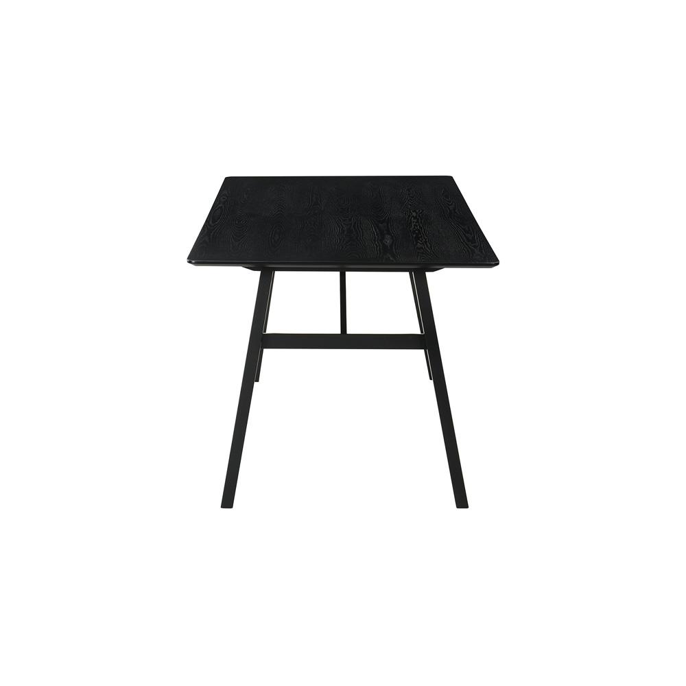 Armen Living - Channell Wood Dining Table in Black Finish - LCCHTBLBLK veiw 3
