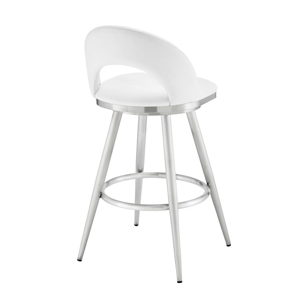 Armen Living Charlotte 26in Swivel Counter Stool - Thumbnail 2