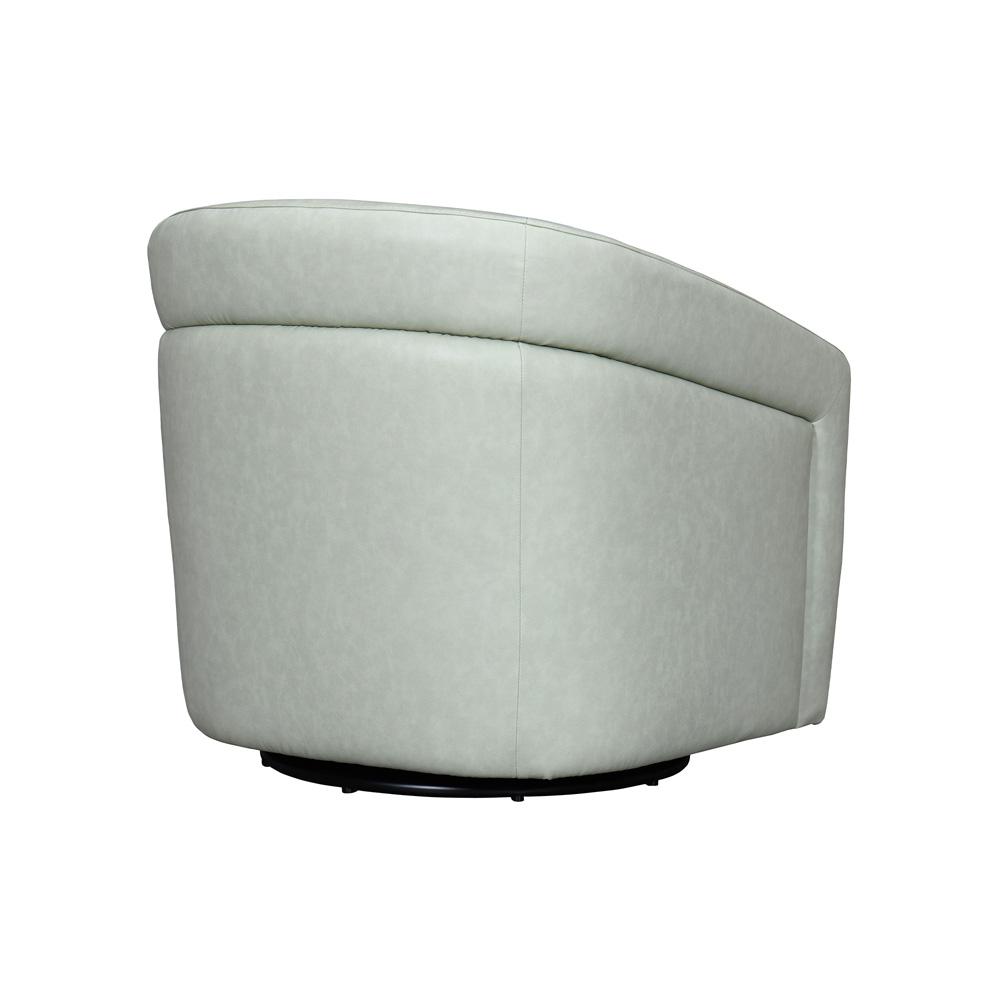 Armen Living - Desi Mint Leather Swivel Accent Chair - LCDS1MINT veiw 3