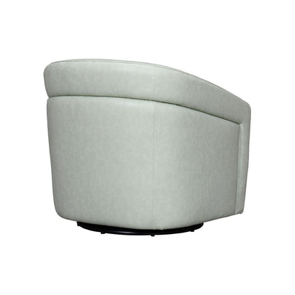 Armen Living - Desi Mint Leather Swivel Accent Chair - LCDS1MINT veiw 3