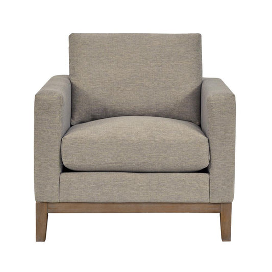 Armen Living - Donna 35in Upholstered Accent Chair in Platinum Gray - LCDO1TPL veiw 2
