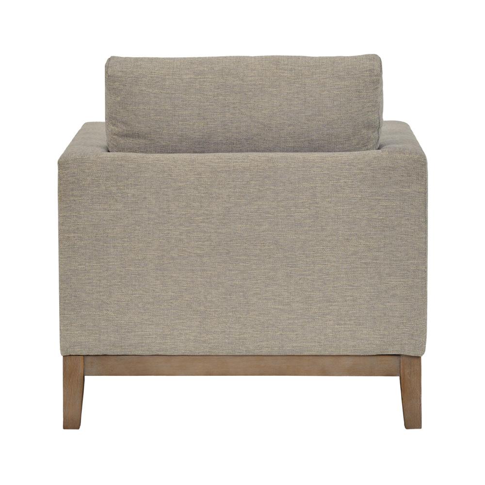 Armen Living - Donna 35in Upholstered Accent Chair in Platinum Gray - LCDO1TPL veiw 4
