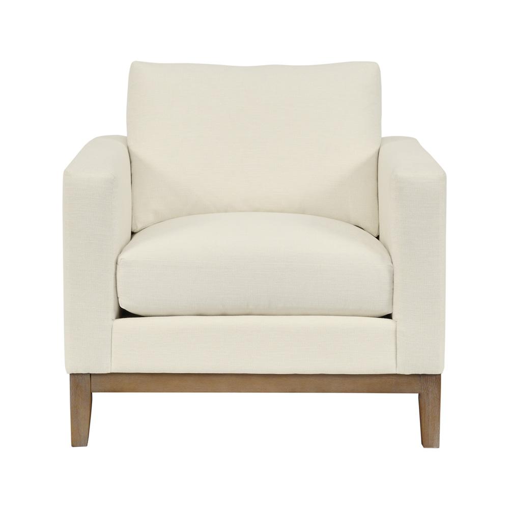 Armen Living - Donna 35in Upholstered Accent Chair in Sugar - LCDO1TSU veiw 2