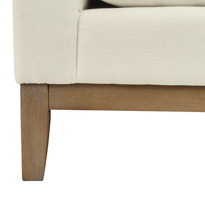 Armen Living - Donna 35in Upholstered Accent Chair in Sugar - LCDO1TSU veiw 5