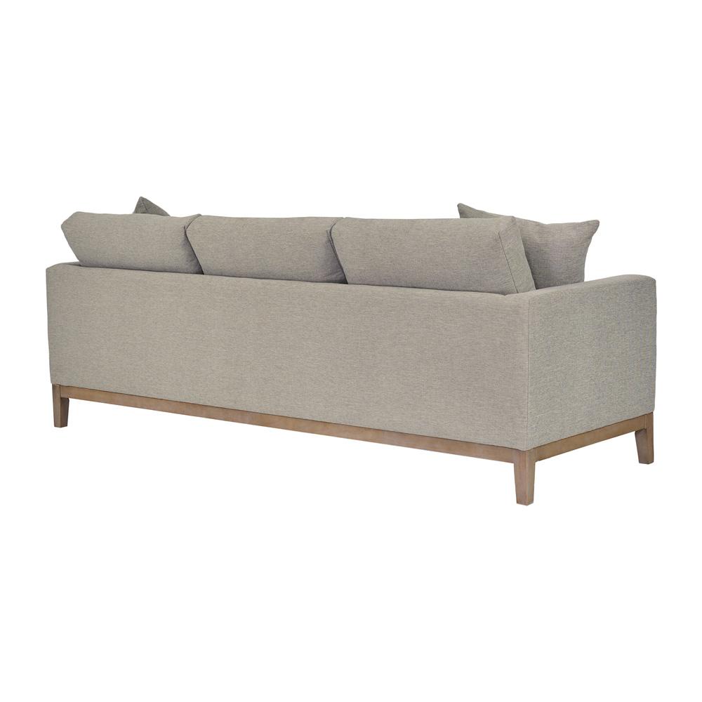 Armen Living - Donna 93in Upholstered Sofa in Platinum Gray - LCDO3TPL veiw 3