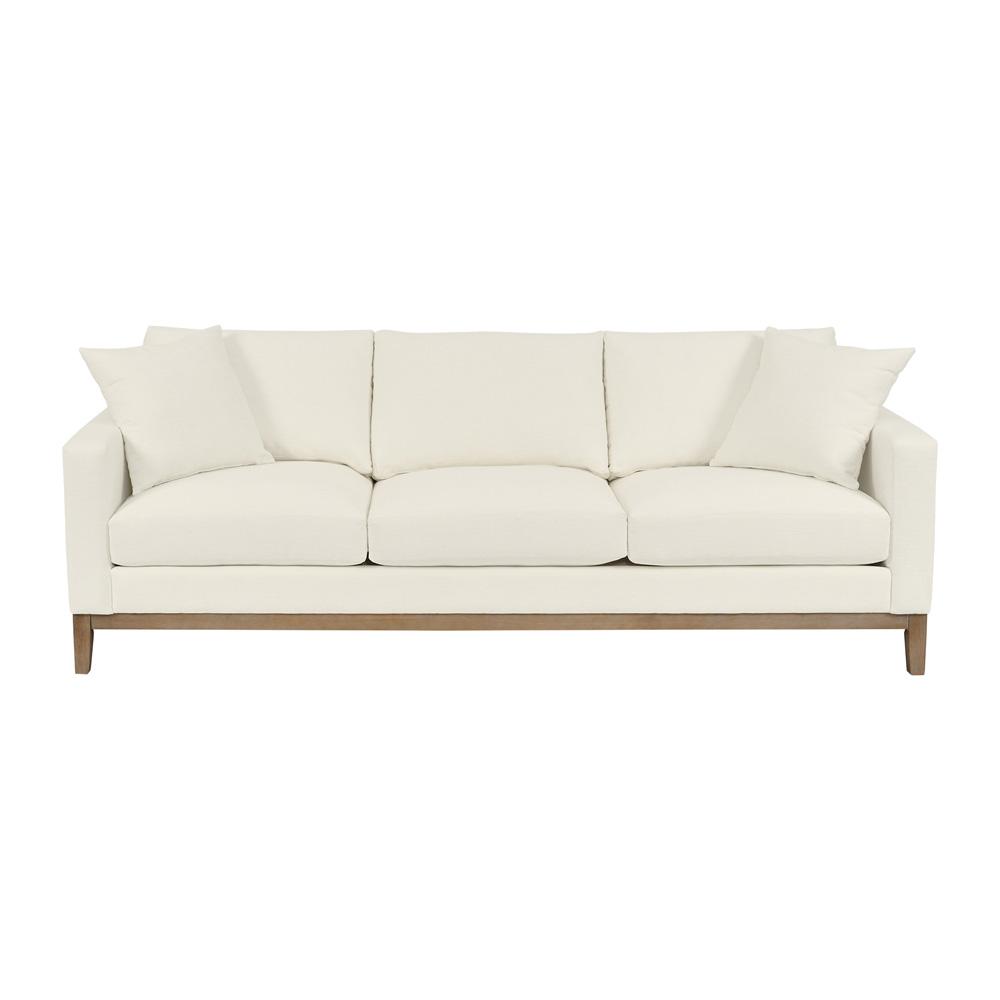 Armen Living - Donna 93in Upholstered Sofa in Sugar - LCDO3TSU veiw 1