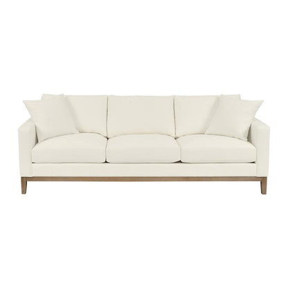 Armen Living - Donna 93in Upholstered Sofa in Sugar - LCDO3TSU veiw 1