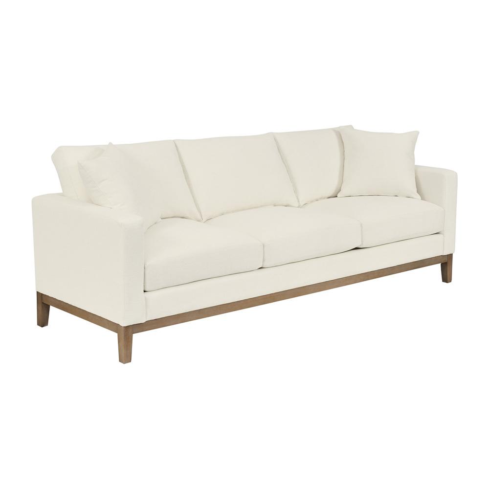 Armen Living - Donna 93in Upholstered Sofa in Sugar - LCDO3TSU veiw 2