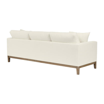 Armen Living - Donna 93in Upholstered Sofa in Sugar - LCDO3TSU veiw 3
