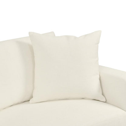 Armen Living - Donna 93in Upholstered Sofa in Sugar - LCDO3TSU veiw 4