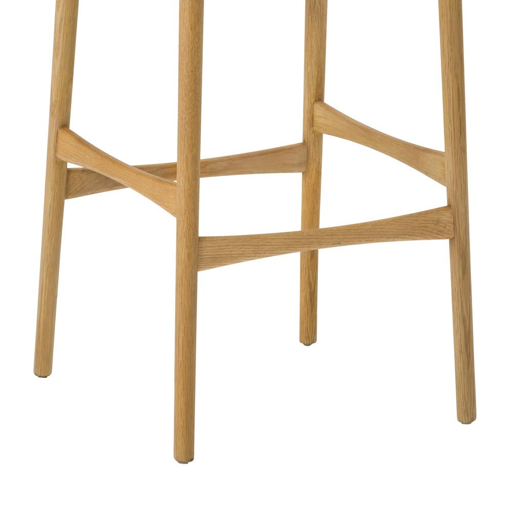 Armen Living - Erie Woven Paper Cord and Oak Wood Bar Stool - LCERBANAT30 veiw 5