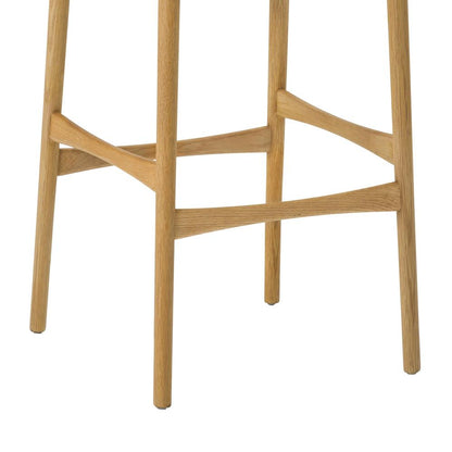 Armen Living - Erie Woven Paper Cord and Oak Wood Bar Stool - LCERBANAT30 veiw 5