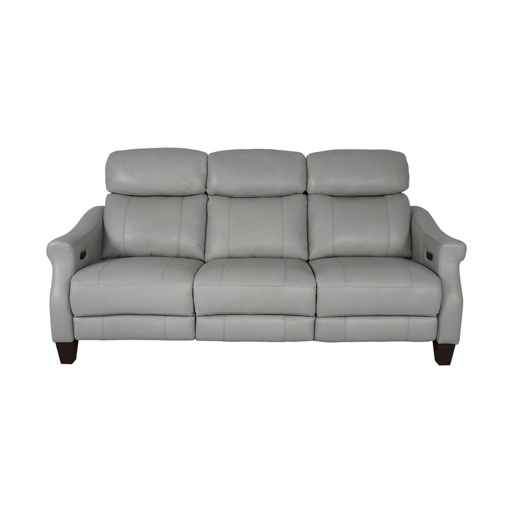 Armen Living - Felicity 84in Zero Gravity Power Reclining Sofa in Silver Leather - LCFE3LSI veiw 1