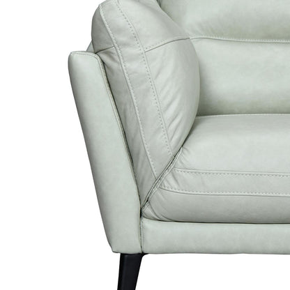 Armen Living - Franz Mint Leather Sofa - LCFR3MINT veiw 4