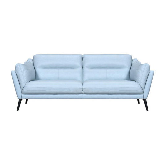 Armen Living - Franz Sky Blue Leather Sofa - LCFR3SBLU veiw 1