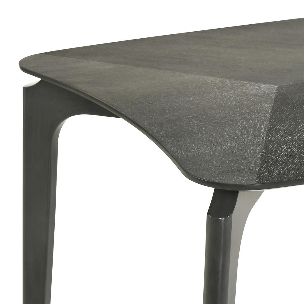 Armen Living - Kalia Wood Dining Table in Gray Finish - LCKATBLGRY veiw 4
