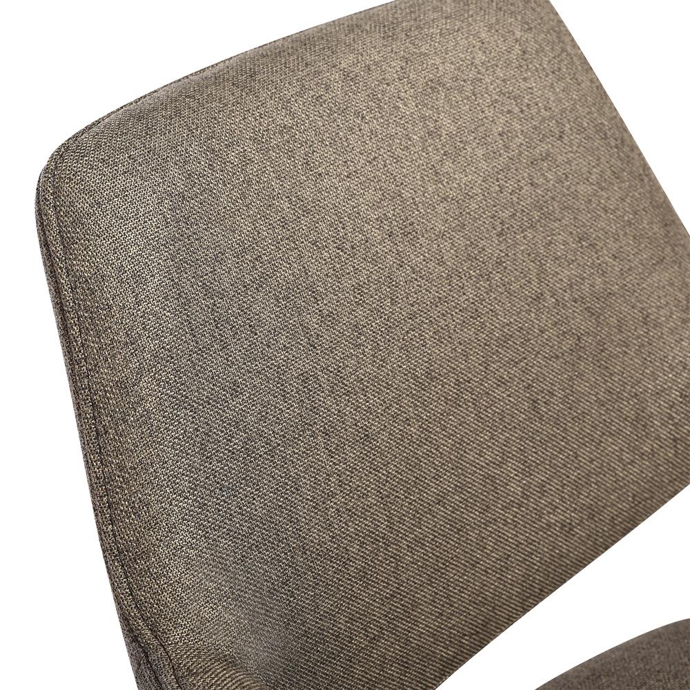 Armen Living - Knox Penny 5 Piece Dining Set with Stone Top and Brown Fabric Chairs - SETKNPE5CB veiw 5