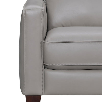 Armen Living - Summit 3 Piece Greige Leather Sectional Sofa - LCSUSEGRG veiw 4