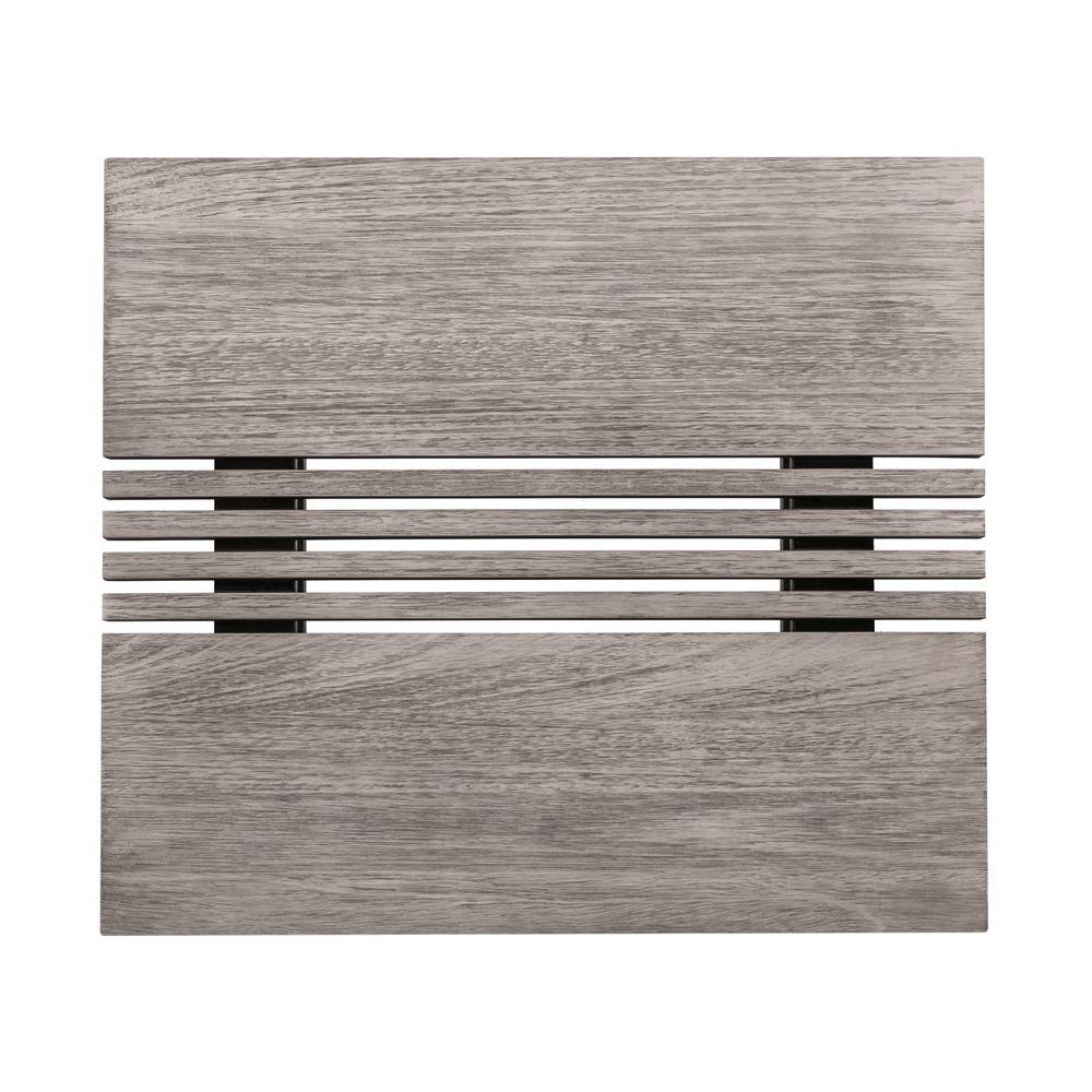 Armen Living - Vivid Outdoor Patio Coffee Table in Gray Eucalyptus Wood - LCVICOGRYEUC veiw 4