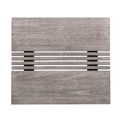 Armen Living - Vivid Outdoor Patio Coffee Table in Gray Eucalyptus Wood - LCVICOGRYEUC veiw 4