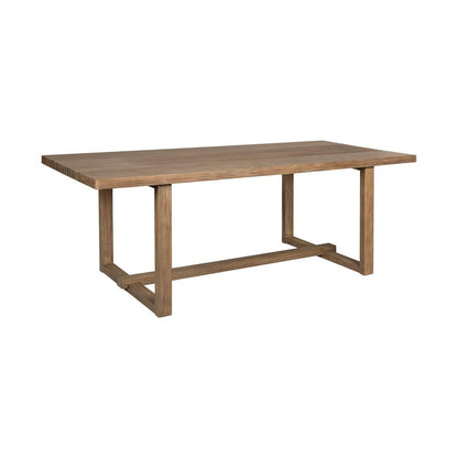 Armen Living - Vivid Outdoor Patio Dining Table in Light Eucalyptus Wood - LCVIDIEUC veiw 1