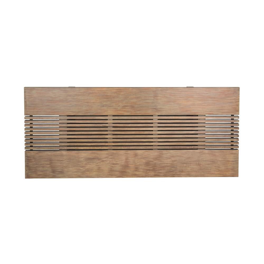 Armen Living - Vivid Outdoor Patio Dining Table in Light Eucalyptus Wood - LCVIDIEUC veiw 4
