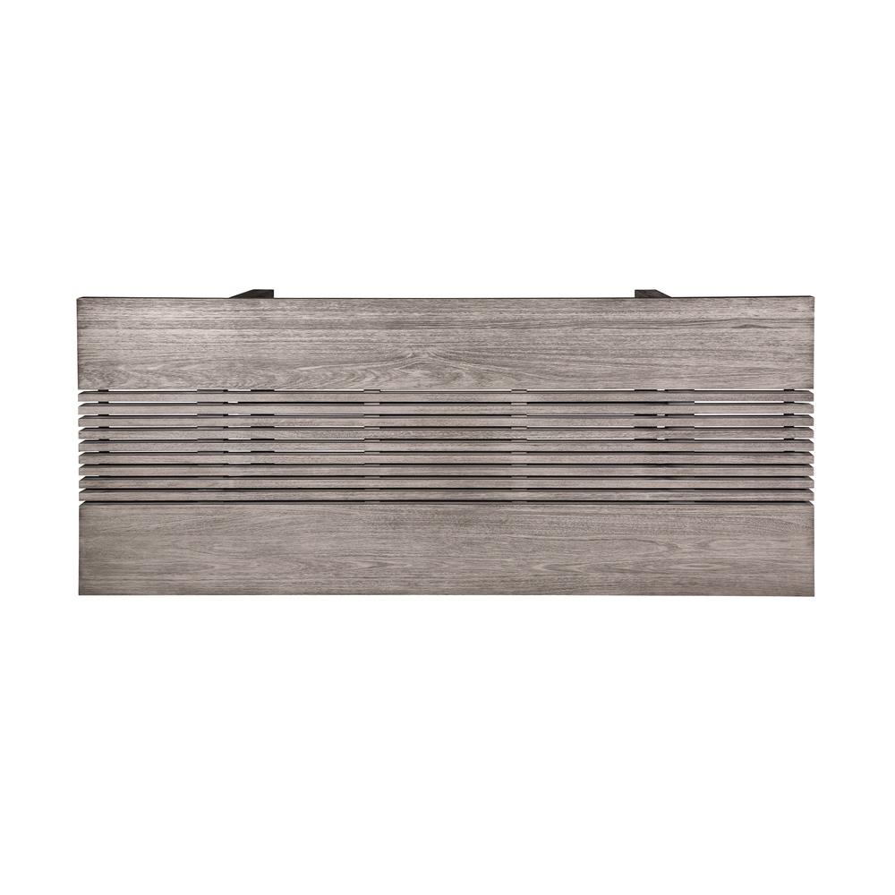 Armen Living - Vivid Outdoor Patio Dining Table in Gray Eucalyptus Wood - LCVIDIGRYEUC veiw 3