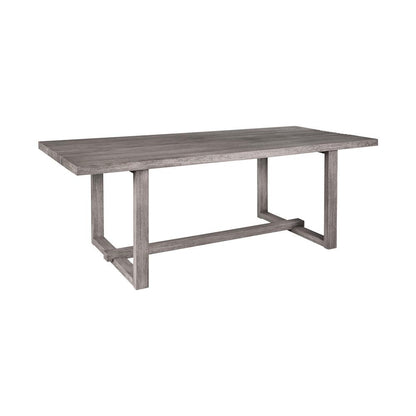 Armen Living - Vivid Outdoor Patio 7 Piece Dining Set in Gray Eucalyptus Wood with Gray Olefin Cushions - SETVIDI7GRY veiw 4