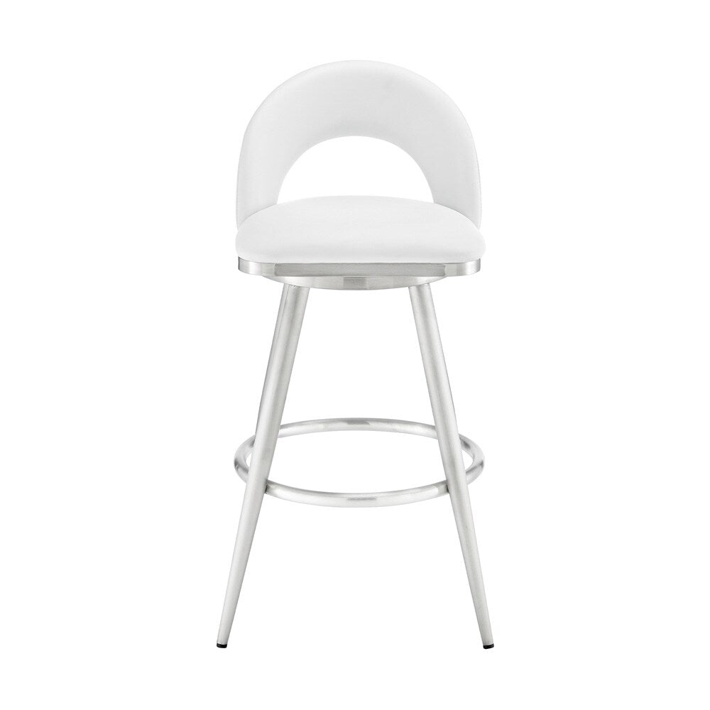 Armen Living Charlotte 30in Swivel Bar Stool - Thumbnail 4