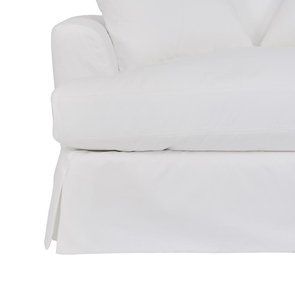 Armen Living - Ciara 53in Upholstered Chair and a Half in Pearl - LCCI1PPL veiw 5