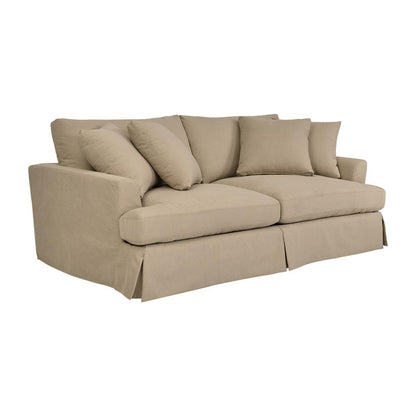 Armen Living - Ciara 93in Upholstered Sofa in Sahara Brown - LCCI3PSA veiw 2