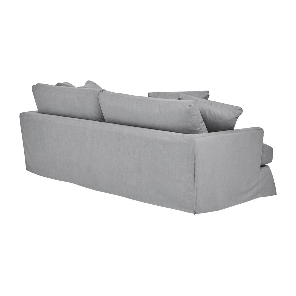 Armen Living - Ciara 93in Upholstered Sofa in Slate Gray - LCCI3PSL veiw 3