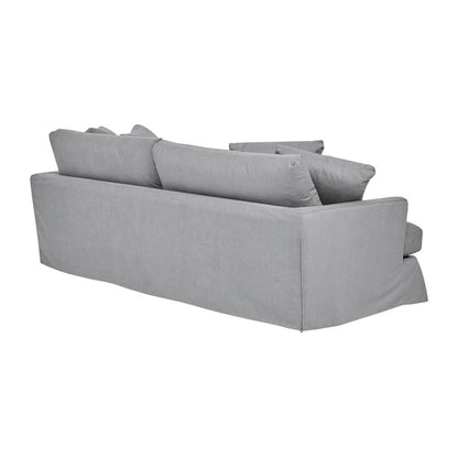 Armen Living - Ciara 93in Upholstered Sofa in Slate Gray - LCCI3PSL veiw 3