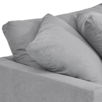 Armen Living - Ciara 93in Upholstered Sofa in Slate Gray - LCCI3PSL veiw 4