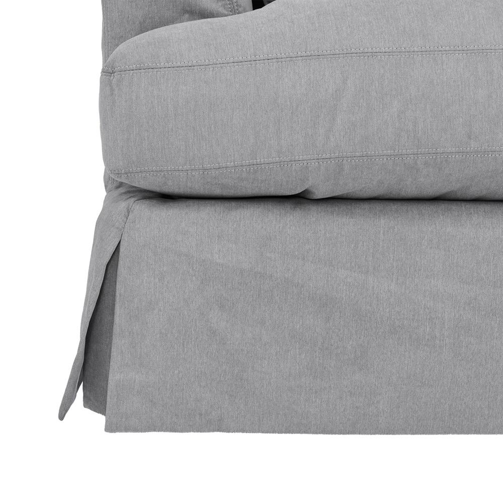 Armen Living - Ciara 93in Upholstered Sofa in Slate Gray - LCCI3PSL veiw 5