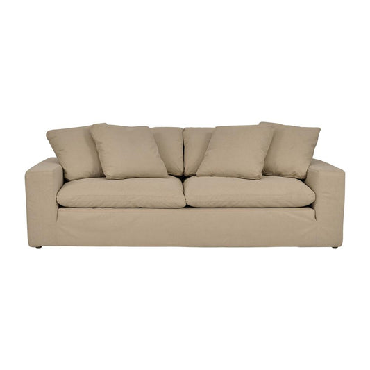 Armen Living - Liberty 96.5in Upholstered Sofa in Sahara Brown - LCLB3PSA veiw 1
