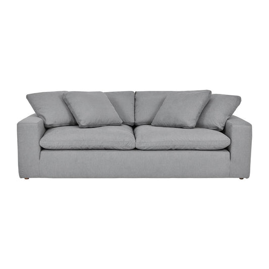 Armen Living - Liberty 96.5in Upholstered Sofa in Slate Gray - LCLB3PSL veiw 1
