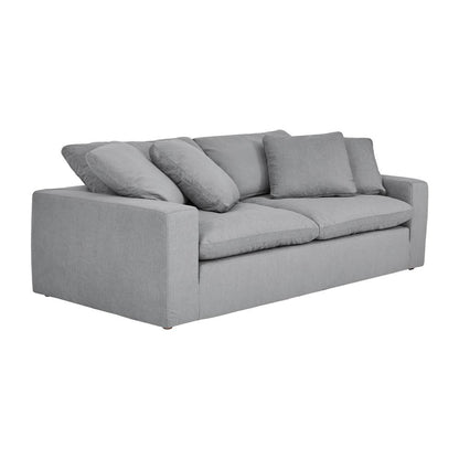 Armen Living - Liberty 96.5in Upholstered Sofa in Slate Gray - LCLB3PSL veiw 2