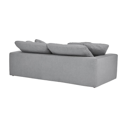 Armen Living - Liberty 96.5in Upholstered Sofa in Slate Gray - LCLB3PSL veiw 3