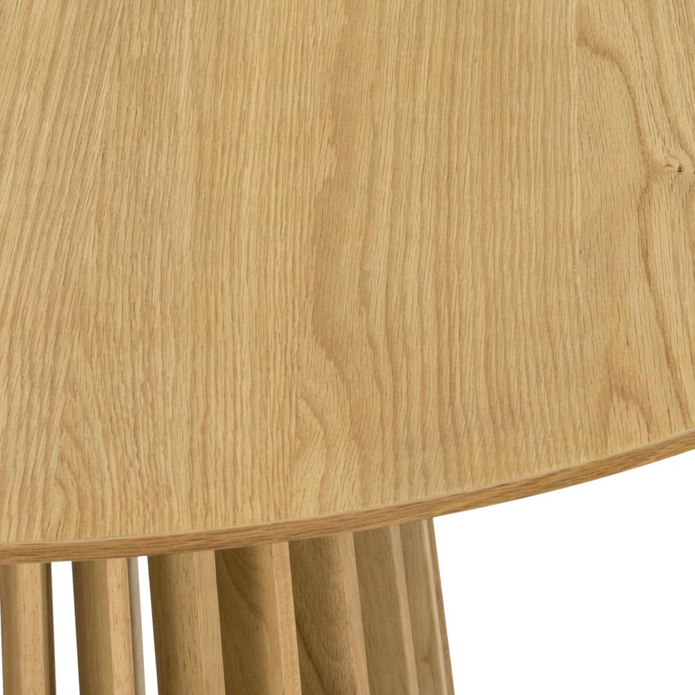 Armen Living - Pasadena 47in Wood Round Dining Table in Natural Oak Finish - LCPARDDINAT veiw 3
