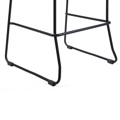 Armen Living - Shasta 30in Outdoor Metal and Gray Rope Stackable Barstool - (Set of 2) - LCSTBABLGRY30 veiw 5