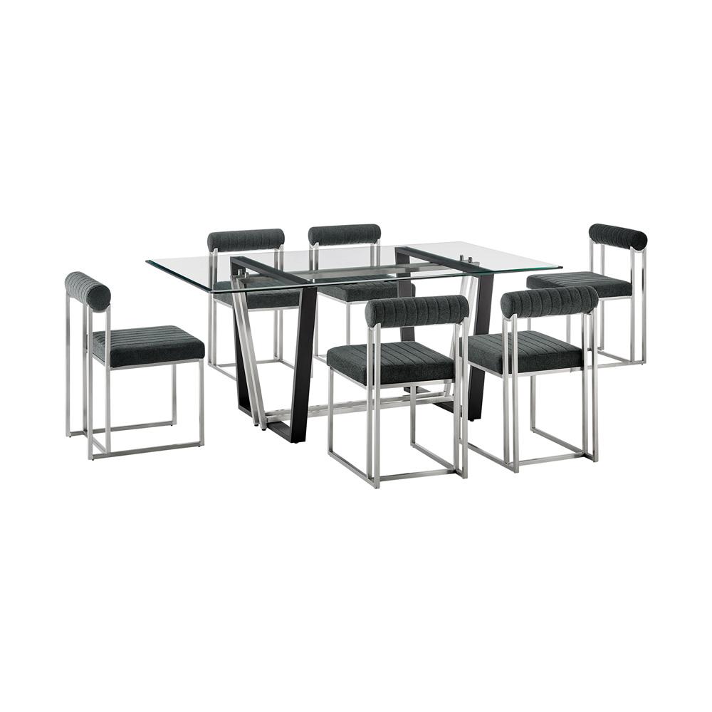 Armen Living Kai Anastasia Dining Table Set