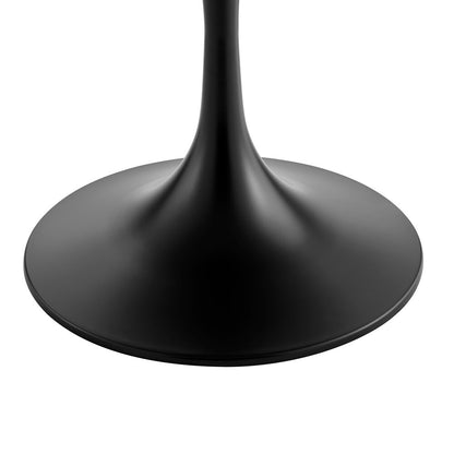 Euro Style - Astrid 40in Round Table, Black Wood Top/Matte Black Steel Base - 90264BLK-KIT veiw 3