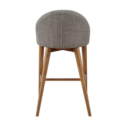 Euro Style - Baruch Counter Stool, Dark Gray/Walnut Legs - 38677DKGRY veiw 5