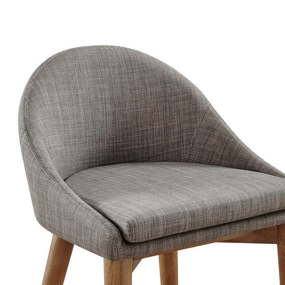 Euro Style - Baruch Counter Stool, Dark Gray/Walnut Legs - 38677DKGRY veiw 7