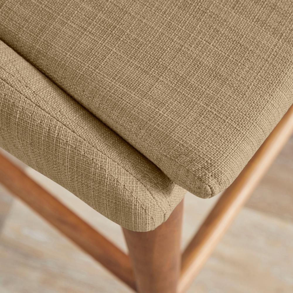 Euro Style - Baruch Counter Stool, Tan/Walnut Legs - 38677TAN veiw 5